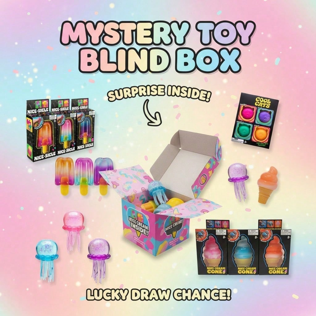 100+Pcs Sensory Squishy Blind  - đánh giá và giá Mystery Box Blind Bag