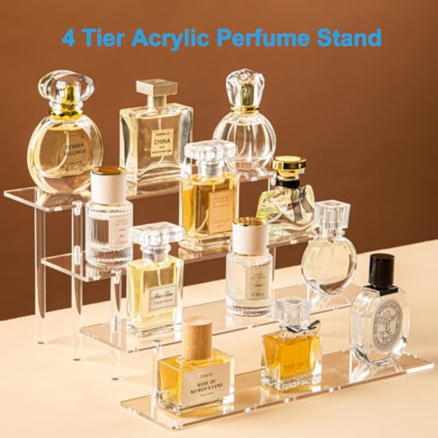 4 Tier Acrylic Perfume Organiz - đánh giá và giá Pop Display Shelf
