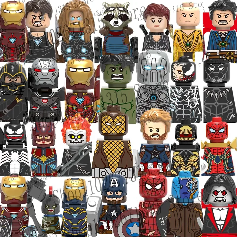 Marvel Avengers Superhero Buil - đánh giá và giá Lego Minifigure Holder