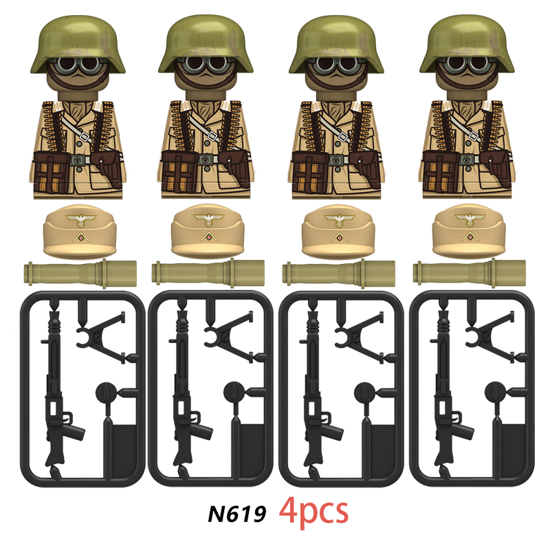 HOT Military Figures Building  - đánh giá và giá Lego Minifigure Holder