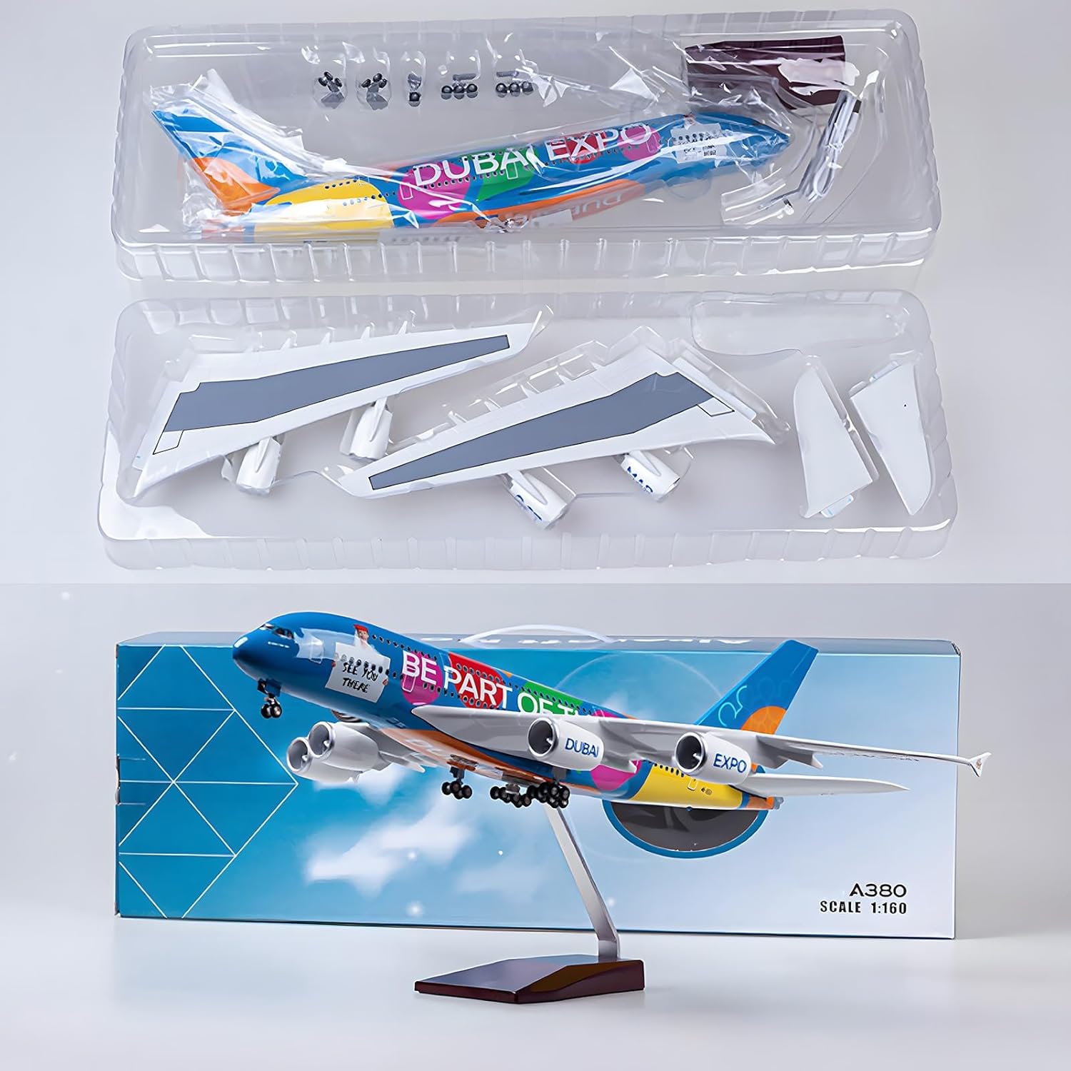 1:160 Scale Large Child Toy Ai - đánh giá và giá Model Airplane Plastic