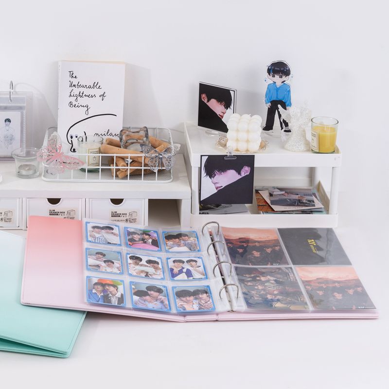 A4 Luxury Gradient PU Leather  - đánh giá và giá Pokemon Binder Card