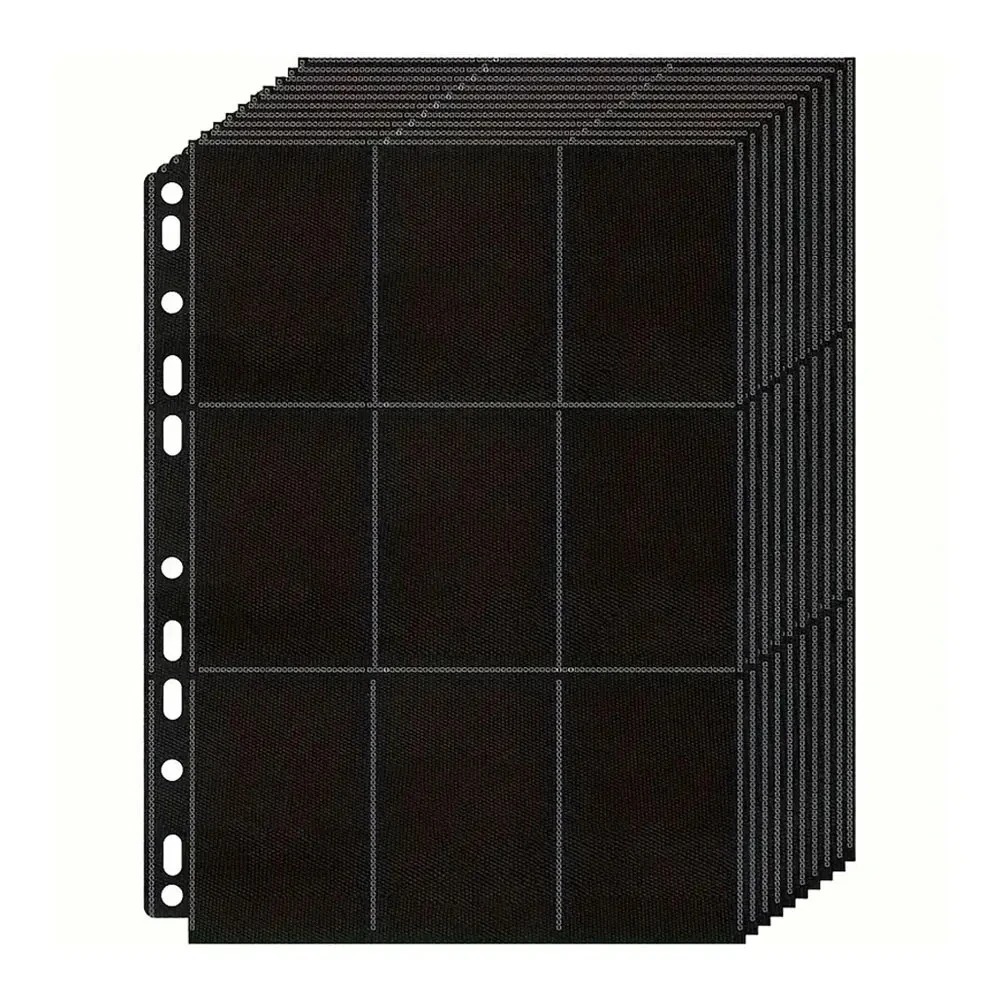 10Pack Black 9-Pocket A4 Tradi - đánh giá và giá Trading Card Binder