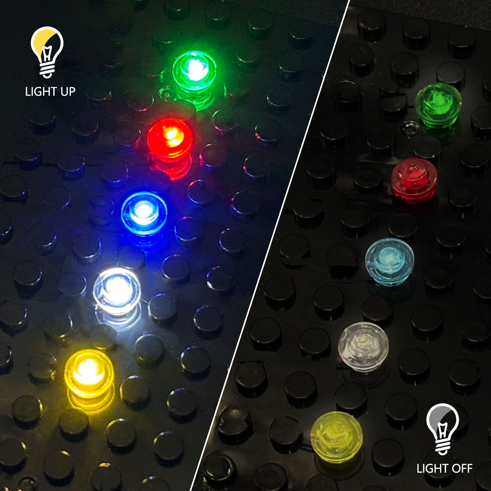 LYBMTWF 10pcs 1X1 Round light  - đánh giá và giá Lego Set Technic