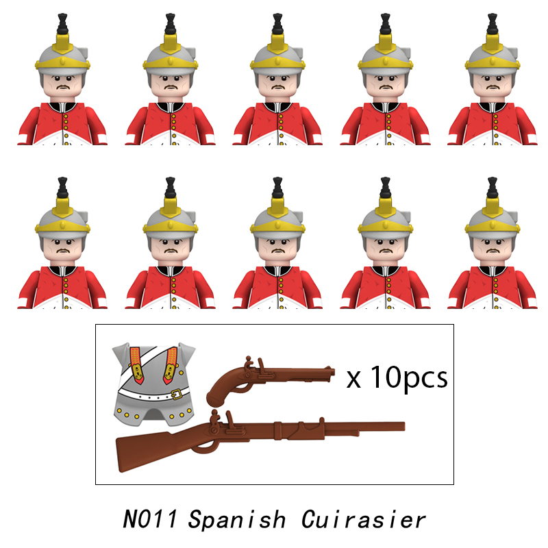 10pcs Napoleonic Wars Military - đánh giá và giá Lego Minifigure Holder