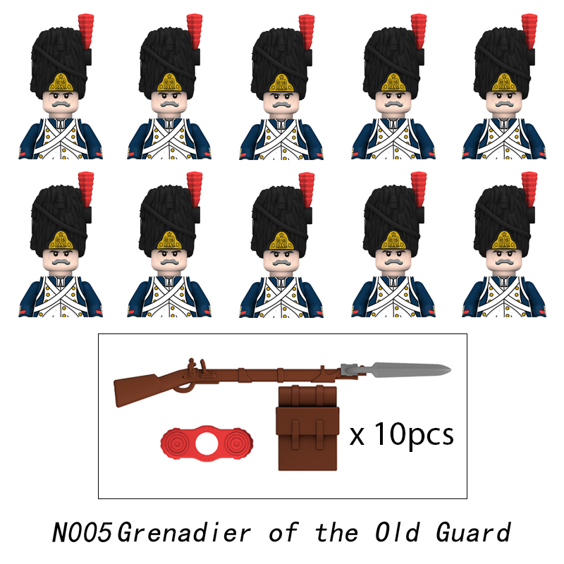 10pcs Napoleonic Wars Military - đánh giá và giá Lego Minifigure Holder