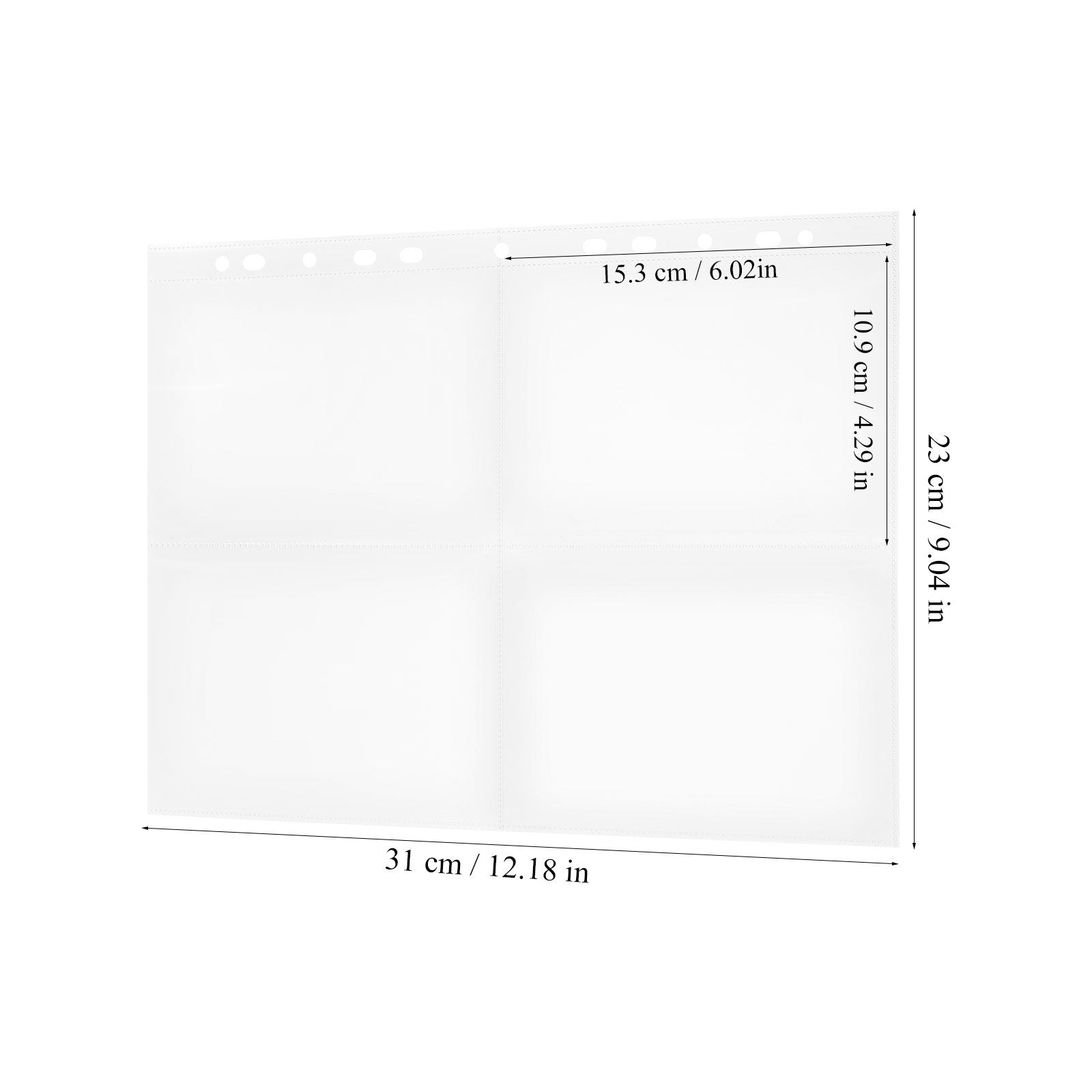 30Pcs A4 Card Binder Sheets Do - đánh giá và giá Trading Card Binder